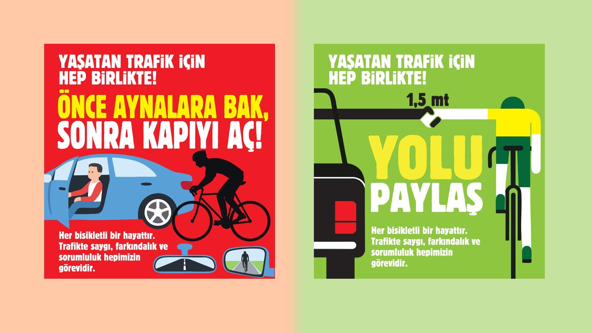 Bisiklet güvenliği için Bakanlıklar ve Bisiklet Federasyonu'ndan ortak kampanya